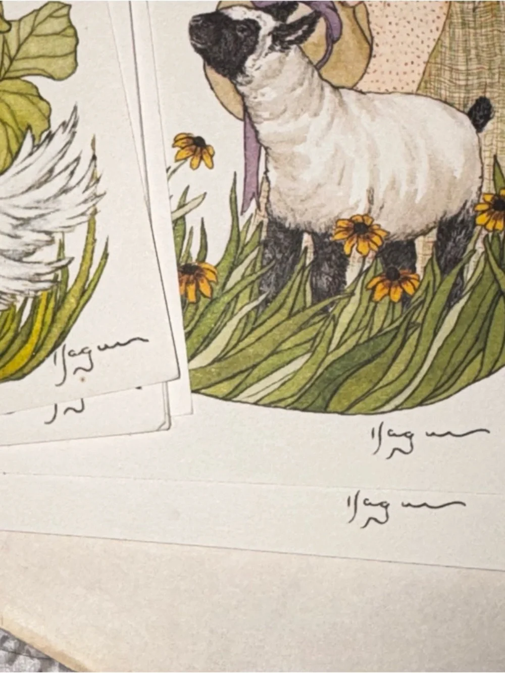 1970s ‘Fantasy Friends’ Stationery Set Bunny Tea Party Anthropomorphic Animals